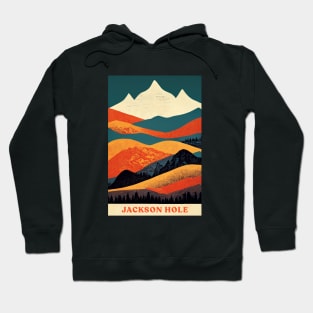 Jackson Hole Wyoming Retro Hoodie